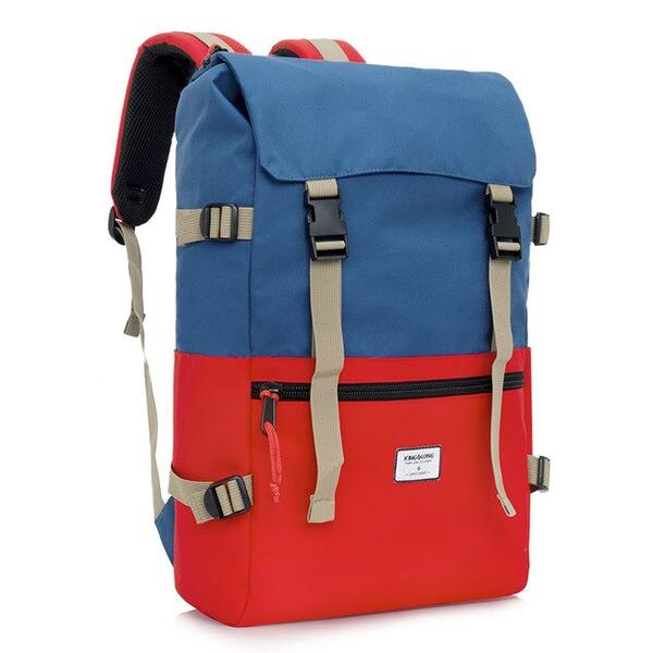 תיק גב לטיולים blue and red